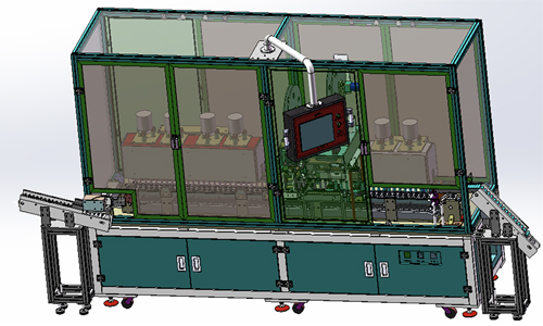 Sleeving & Bar Coding Machine