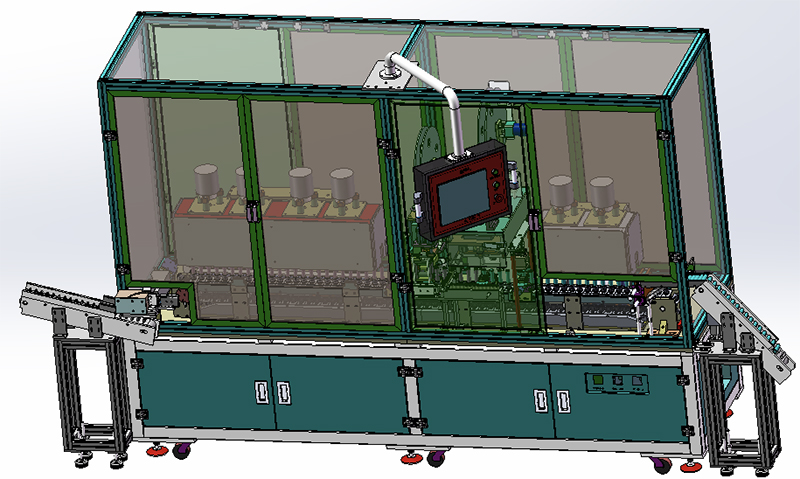 Sleeving & Bar Coding Machine