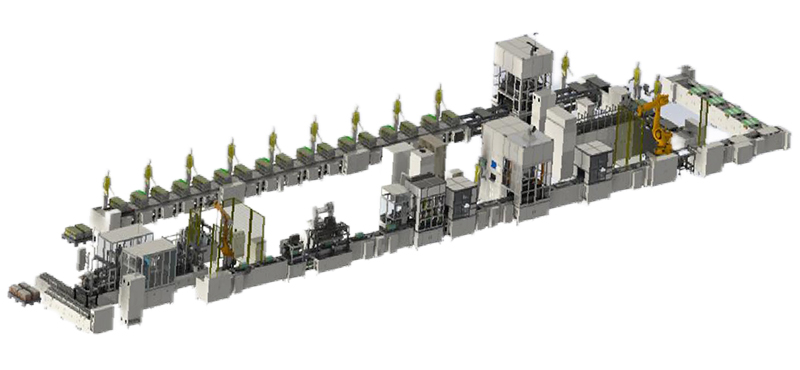 Cell To Pack Assembly line